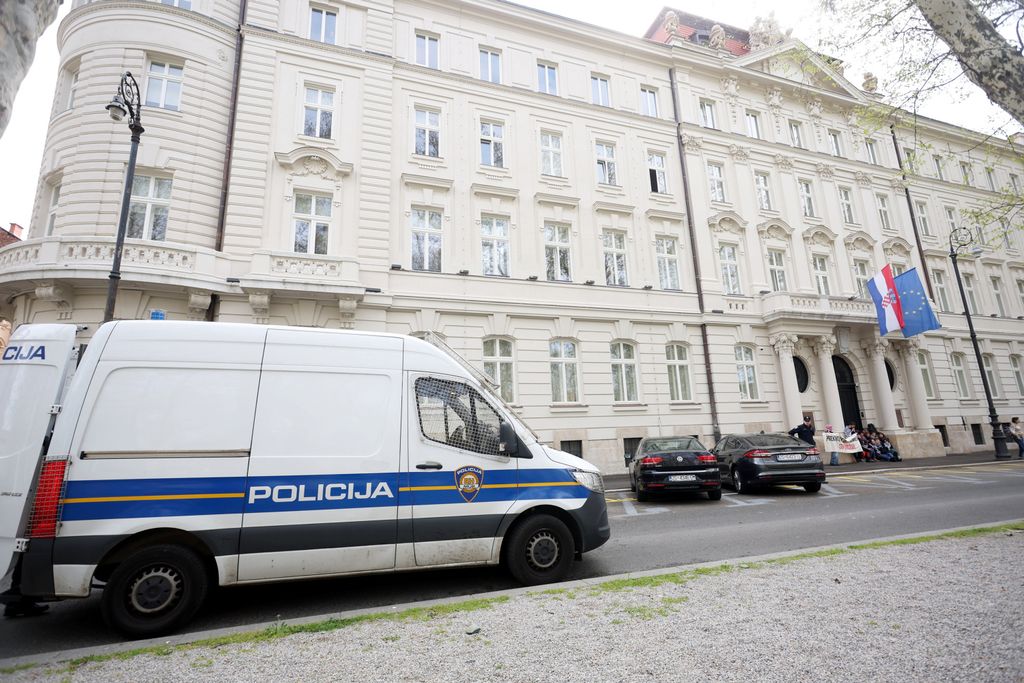 Zbog hrvatskog odnosa s Izraelom organiziran prosvjed ispred Ministarstva vanjskih i europskih poslova - 5