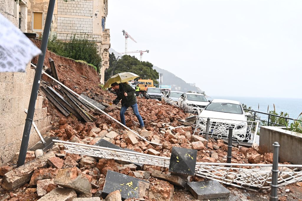 Urušio se zid u Dubrovniku