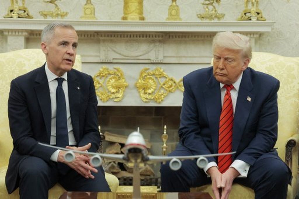 Mark Carney i Donald Trump u Bijeloj kući - 1