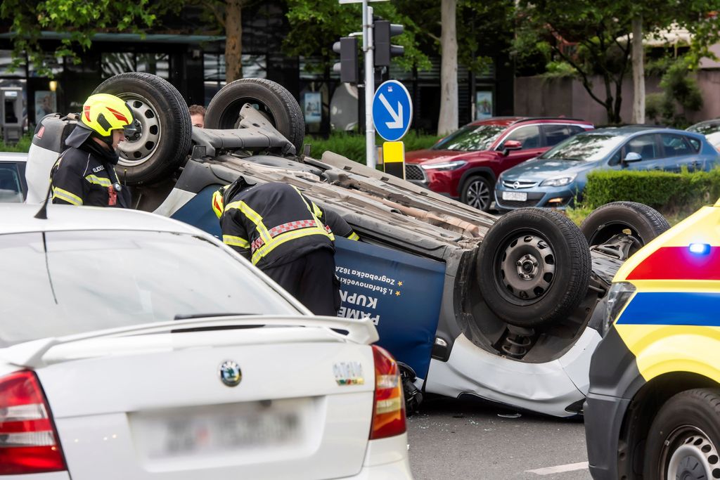 Prometna nesreća u Zagrebu