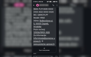 Dobili ste ovakav SMS iz Porezne uprave? NIKAKO ne nasjedajte na njega