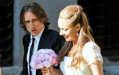 Crkveno vjenčanje Luke i Vanje Modrić