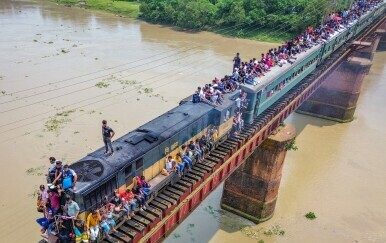 Kako izgleda vožnja vlakom u Bangladešu?