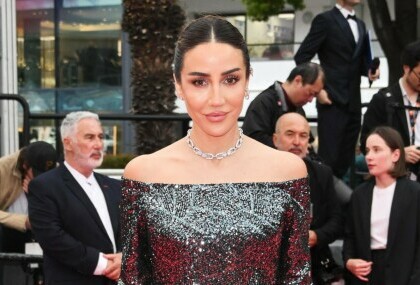Tamara Kalinić u kreaciji brenda Elie Saab na premijeri filma A Simple Accident