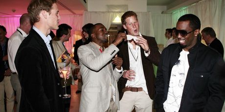 Princ Harry, princ William, Sean Diddy Combs i Kanye West - 1