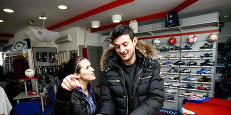 Danijel Subašić i Antonia Bozza