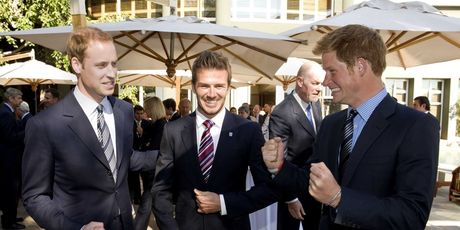 Princ William, princ Harry i David Beckham - 3